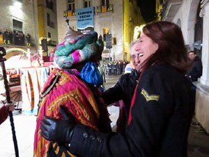 La Cavalcada de Reis 2020. Arribada del seguici a la pla&ccedil;a del Vi