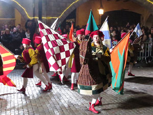 La Cavalcada de Reis 2020. Arribada del seguici a la pla&ccedil;a del Vi