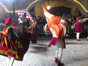 La Cavalcada de Reis 2020. Arribada del seguici a la pla&ccedil;a del Vi