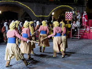 La Cavalcada de Reis 2020. Arribada del seguici a la pla&ccedil;a del Vi