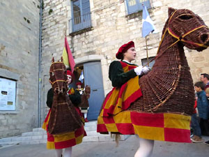 La Cavalcada de Reis 2020. La precavalcada des de la Merc&egrave; pels carrers de Girona