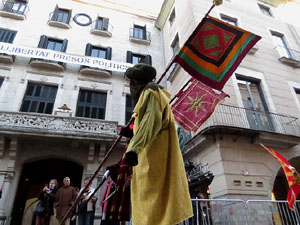 La Cavalcada de Reis 2020. La precavalcada des de la Merc&egrave; pels carrers de Girona