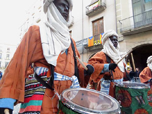 La Cavalcada de Reis 2020. La precavalcada des de la Merc&egrave; pels carrers de Girona