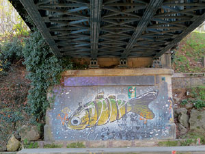 El pont de la Barca sobre el riu Ter constru&iuml;t el 1902