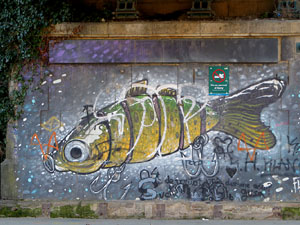 El pont de la Barca sobre el riu Ter constru&iuml;t el 1902