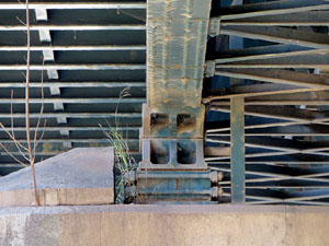 El pont de la Barca sobre el riu Ter constru&iuml;t el 1902