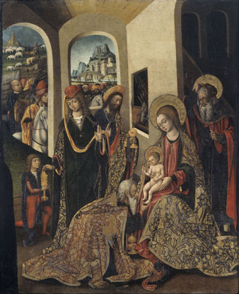 L'Adoració dels Reis. Procedència desconeguda. Ca 1500