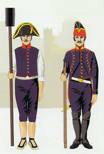 Artillers. Guerra del Francès (1808-1810)