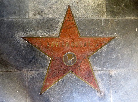 L'estrella que identifica l'edifici on va néixer Xavier Cugat