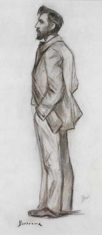 Retrat de Rafael Mas&oacute;, per Prudenci Bertrana. 1905