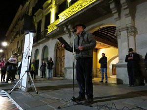 Concentració a la plaça del Vi per la independència i la llibertat dels presos polítics