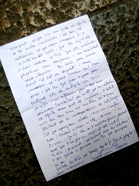 Concentraci&oacute; a la pla&ccedil;a del Vi per la independ&egrave;ncia i la llibertat dels presos pol&iacute;tics