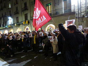 Concentració a la plaça del Vi per la independència i la llibertat dels presos polítics