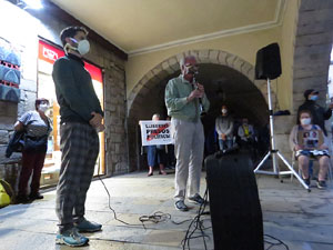 Concentració a la plaça del Vi per la independència i la llibertat dels presos polítics