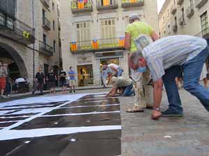 Concentració a la plaça del Vi per la independència i la llibertat dels presos polítics