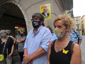 Concentraci&oacute; a la pla&ccedil;a del Vi per la independ&egrave;ncia i la llibertat dels presos pol&iacute;tics