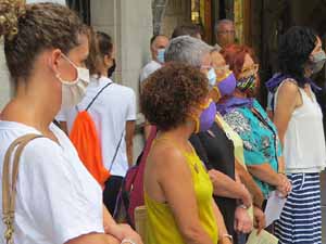 Concentraci&oacute; a la pla&ccedil;a del Vi per la independ&egrave;ncia i la llibertat dels presos pol&iacute;tics