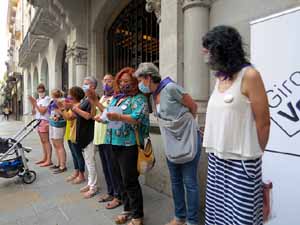 Concentraci&oacute; a la pla&ccedil;a del Vi per la independ&egrave;ncia i la llibertat dels presos pol&iacute;tics