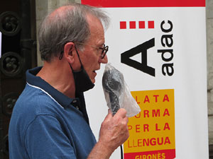 Concentració a la plaça del Vi per la independència i la llibertat dels presos polítics
