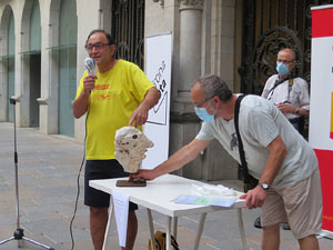 Concentració a la plaça del Vi per la independència i la llibertat dels presos polítics