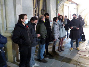 Concentració a la plaça del Vi per la independència i la llibertat dels presos polítics