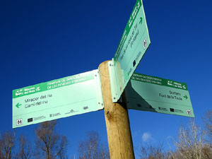 L'itinerari de les Deveses d'en Bru. Ruta de l'aiguat de la bassa