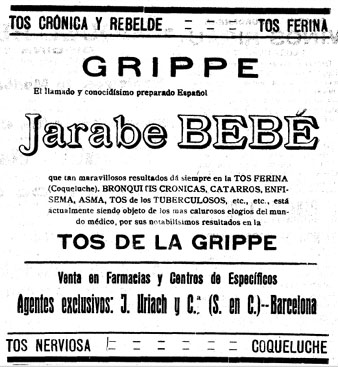 Anunci de productes contra la grip