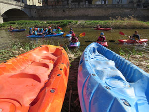 VIII Jornada de l'Esport Femen&iacute; 2020 a la pla&ccedil;a Salvador Espriu, la de Francesc Calvet i Rubalcaba, la pla&ccedil;a Catalunya i el riu Onyar