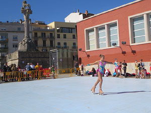 VIII Jornada de l'Esport Femen&iacute; 2020 a la pla&ccedil;a Salvador Espriu, la de Francesc Calvet i Rubalcaba, la pla&ccedil;a Catalunya i el riu Onyar