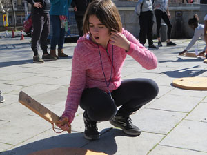 VIII Jornada de l'Esport Femen&iacute; 2020 a la pla&ccedil;a Salvador Espriu, la de Francesc Calvet i Rubalcaba, la pla&ccedil;a Catalunya i el riu Onyar