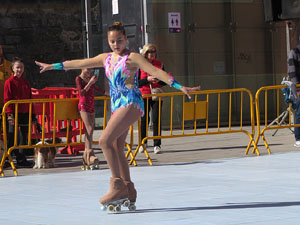 VIII Jornada de l'Esport Femen&iacute; 2020 a la pla&ccedil;a Salvador Espriu, la de Francesc Calvet i Rubalcaba, la pla&ccedil;a Catalunya i el riu Onyar