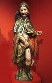 Sant Roc. Taller de Domènec Rovira I. 1657-1678. Fusta policromada i daurada