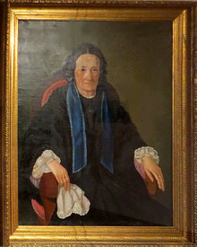Retrat de Maria Àngela Bivern, heroïna de Santa Bàrbara. Oli sobre tela