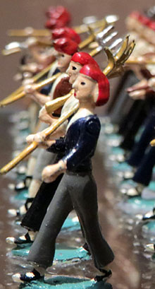 Croada gironina. Figures de plom. Joaquim Pla Dalmau, 1958-1959