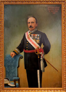 El general de brigada Anacleto Pastors de Sala-Sella. 1859. J. Montaña. Oli sobre tela