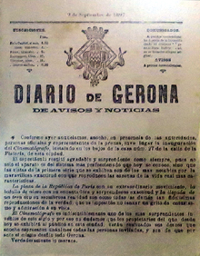 L'arribada del cinema. El 8/9/1897 als baixos del núm 27 de l'Argenteria es varen projectar tres films