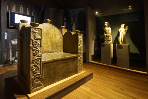 Una de les sales dedicades a l'època medieval