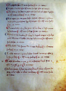 Llibre Verd, recull de privilegis concedits a la ciutat, entre els quals un d'atorgat per Pere III el 1284, que autoritza l'elecció de sis jurats