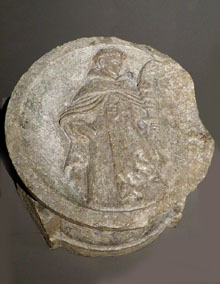 Clau de volta. Segle XV. Procedent de l'antic convent de la Mercè de Girona