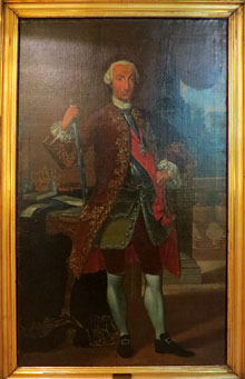 Carles III. 1760. Manuel Tramulles (Barcelona 1715-1791). Oli sobre tela