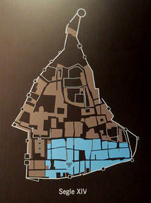 Evolució urbana del Call. Segle XIV