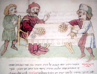 Jueus prestamistes. Ca. 1450. Europa central