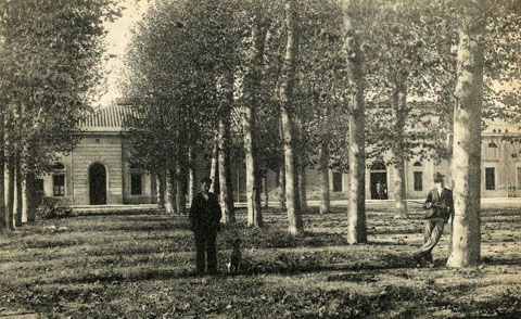 L'estació de tren de Girona, a la plaça del Carril. 1909-1918