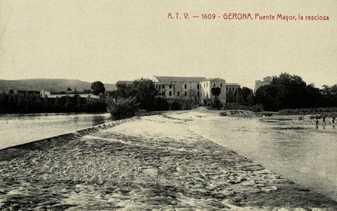 La resclosa del Pont major. 1920-1930
