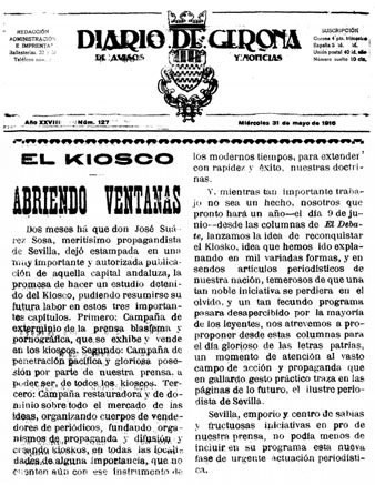 Article publicat al 'Diari de Gerona'