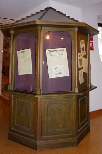 El quiosc 'd'en Ciriac' de la Rambla de la Llibertat