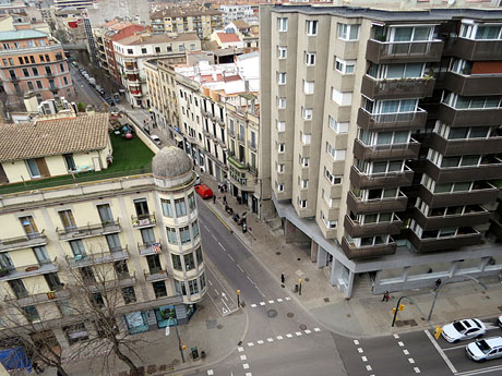 Teulades de Girona. Imatges de la ciutat des de l'alçada