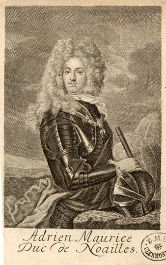 Adrien Maurice de Noailles (1678-1766) assetjà Girona el 1710-1711
