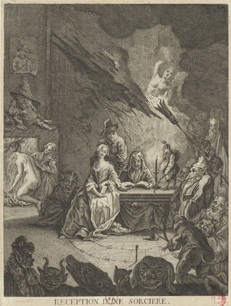 Iniciaci&oacute; d'una bruixa. Segle XVIII
