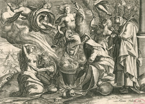 Bruixes celebrant el seu sabbat. Adriaen Huijbrechts II. 1648